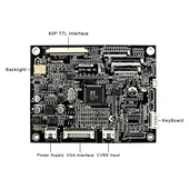 vga lcd controller board circuit